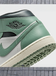 Jordan, WMNS Air Jordan 1 Mid, green, Image 8 of 8
