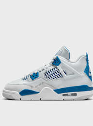 Jordan, Air Jordan 4 Retro (GS) black/fire red/deep royal blue, black, Image 1 of 8