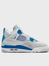 Jordan, Air Jordan 4 Retro (GS) black/fire red/deep royal blue, black, Image 2 of 8