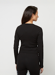 Karl Kani, Small Signature Short Rib LS, zwart, Afbeelding 2 van 4