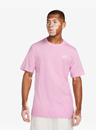 Nike, Sportswear Club Tee, Pink, Image 1 of 3