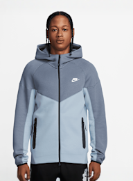 Nike, Tech Fleece Windrunner Hoodie, blauw, Afbeelding 1 van 3