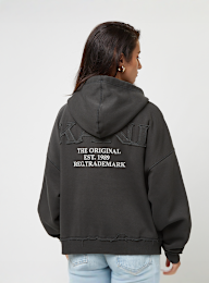 Karl Kani, Small Signature Washed Oversized Hoodie, grey, Image 2 of 5