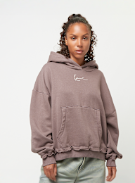 Karl Kani, Small Signature Washed Oversized Hoodie, brown, Image 1 of 5