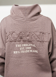 Karl Kani, Small Signature Washed Oversized Hoodie, brown, Image 4 of 5