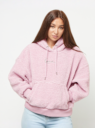 Karl Kani, Metal Signature Teddy Oversized Hoodie, light pink, Image 1 of 4
