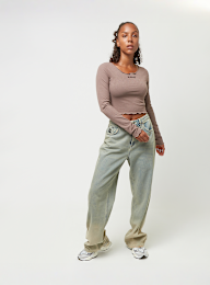 Karl Kani, OG Five Pocket Straight Leg Gradient Denim, blue, Image 5 of 5