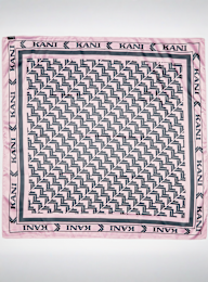 Karl Kani, OG All Over Print Satin Scarf, light pink, Image 1 of 3
