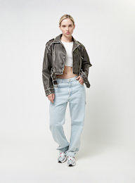 Karl Kani, OG Short Biker Jacket, grey, Image 4 of 4