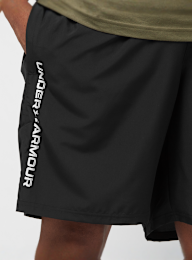 Under Armour, Woven Wordmark Shorts, black, Image 3 of 4