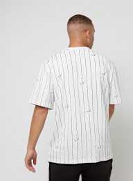 Karl Kani, Small Signature Logo Pinstripe Tee, white, Image 2 of 4