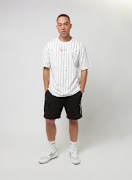 Karl Kani, Small Signature Logo Pinstripe Tee, white, Image 4 of 4