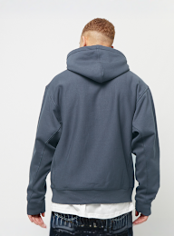 Carhartt WIP, Hooded American Script Sweatshirt  Zeus, blue, Image 2 of 4
