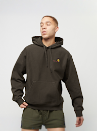 Carhartt WIP, Hooded American Script Sweatshirt, brown, Image 1 of 4