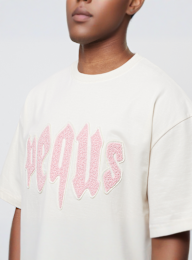 PEQUS, Mythic Logo Patch T-Shirt, wit, Afbeelding 3 van 5