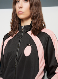 PEQUS, Football Logo Track Jacket, czarny, Obraz 3 z 4