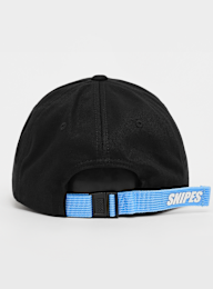 SNIPES, Slanted Logo Contrast Strap Baseball Cap, czarny, Obraz 2 z 4