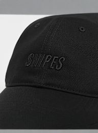 SNIPES, Slanted Logo Contrast Strap Baseball Cap, zwart, Afbeelding 4 van 4