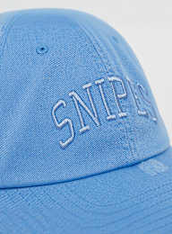 SNIPES, College Logo Washed Baseball Cap, blauw, Afbeelding 4 van 4
