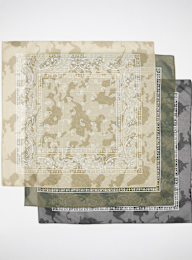 SNIPES, Flag Label Basic Logo Paisley Bandana Camo (3 Pack), multi-colour, Image 1 of 3