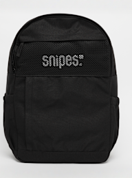 SNIPES, Medium Basic Logo Mesh Multi Pocket Backpack, black, Image 1 of 6