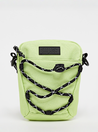 SNIPES, Rubber Badge Basic Logo Drawstring Mobile Bag, green, Image 1 of 4