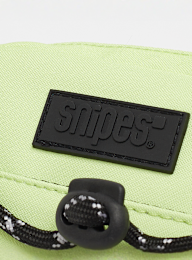 SNIPES, Rubber Badge Basic Logo Drawstring Mobile Bag, green, Image 4 of 4