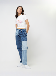 Sixth June, Love Summer Print Bodycon Shortsleeve Tee, wit, Afbeelding 4 van 4