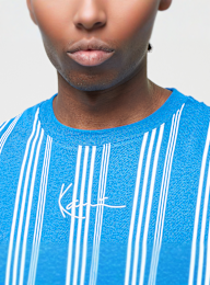 Karl Kani, Small Signature Striped Tee, niebieski, Obraz 3 z 4