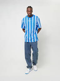 Karl Kani, Small Signature Striped Tee, niebieski, Obraz 4 z 4