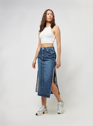 2Y STUDIOS, Grian Skirt, blue, Image 7 of 7