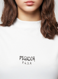 Pegador, Ramira Heavy Oversized Tee, wit, Afbeelding 3 van 5