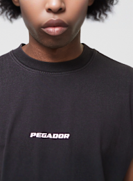Pegador, Coline Logo Oversized Tee Vintage, black, Image 3 of 5