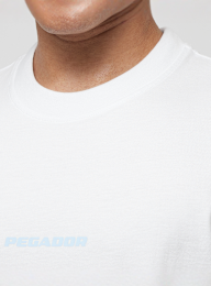 Pegador, Colne Logo Oversized Tee, white, Image 3 of 5