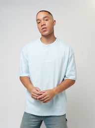 Pegador, Colne Logo Oversized Tee, blue, Image 2 of 5