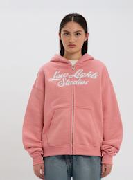 Low Lights Studios, Shutter Zip Hoodie, light pink, Image 1 of 4