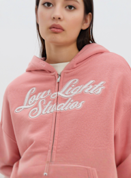 Low Lights Studios, Shutter Zip Hoodie, lichtroze, Afbeelding 3 van 4