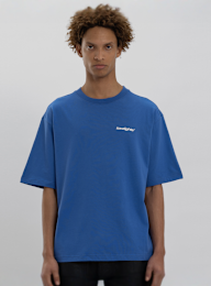 Low Lights Studios, Basic Logo T-Shirt, blue, Image 1 of 4