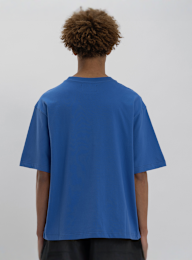 Low Lights Studios, Basic Logo T-Shirt, blue, Image 2 of 4