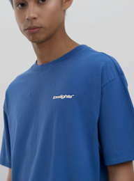 Low Lights Studios, Basic Logo T-Shirt, blue, Image 3 of 4