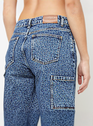 2Y STUDIOS, Mayli Worker Jorts, niebieski, Obraz 4 z 5