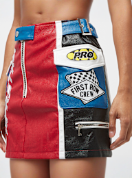 First Row, Racing PU Skirt, multi-colour, Image 3 of 5