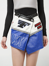 First Row, PU Racing Skirt, multi-colour, Image 3 of 5