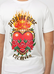 Mister Tee, Pray For Your Enemies Tee, white, Image 4 of 5