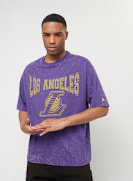 New Era, NBA Washed Oversized Tee Los Angeles Lakers, purple, Image 1 of 5
