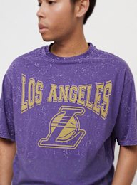 New Era, NBA Washed Oversized Tee Los Angeles Lakers, purple, Image 3 of 5