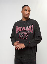 New Era, NBA Washed Crew Miami Heat, black, Image 1 of 5