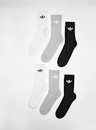 adidas Originals, Solid Crew Socks (6 Pack), multicolor, Afbeelding 1 van 2