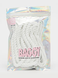 BAGGY, Rope Laces 10mm Set 120cm, wit, Afbeelding 1 van 2