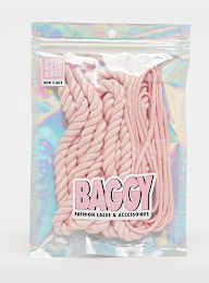 BAGGY, Rope Laces 10mm Set 100cm, lichtroze, Afbeelding 1 van 2